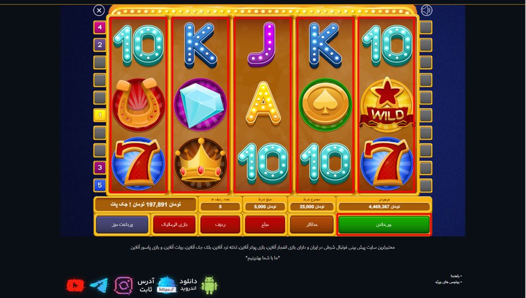 مراحل اصلی بازی اسلات آنلاین